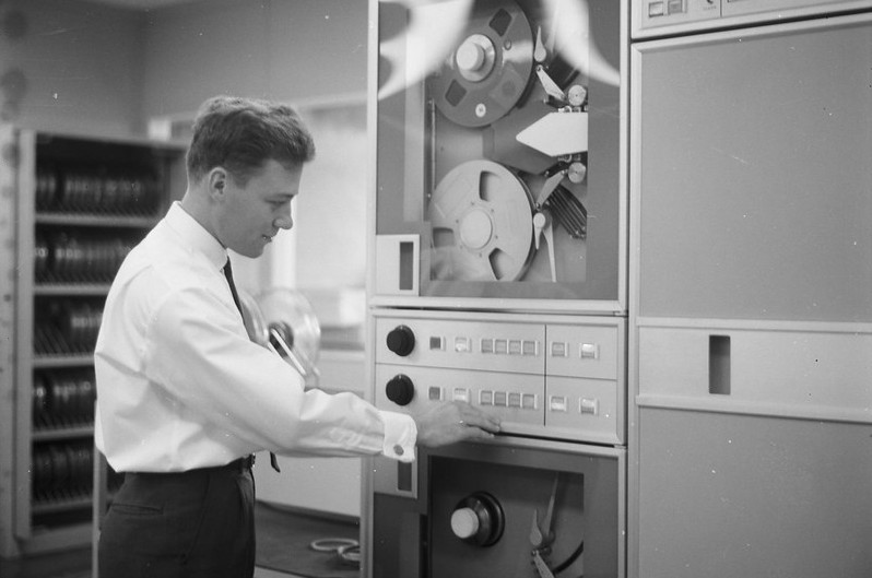 Компьютер в Квинслендском университете, около 1965 г.